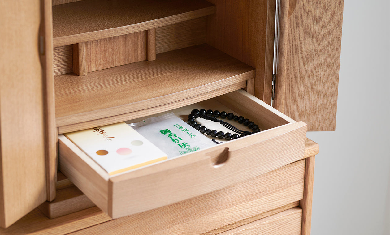 WEB限定】仏壇 クオーレ サペリ 高さ54cm 仏具セット | お仏壇の