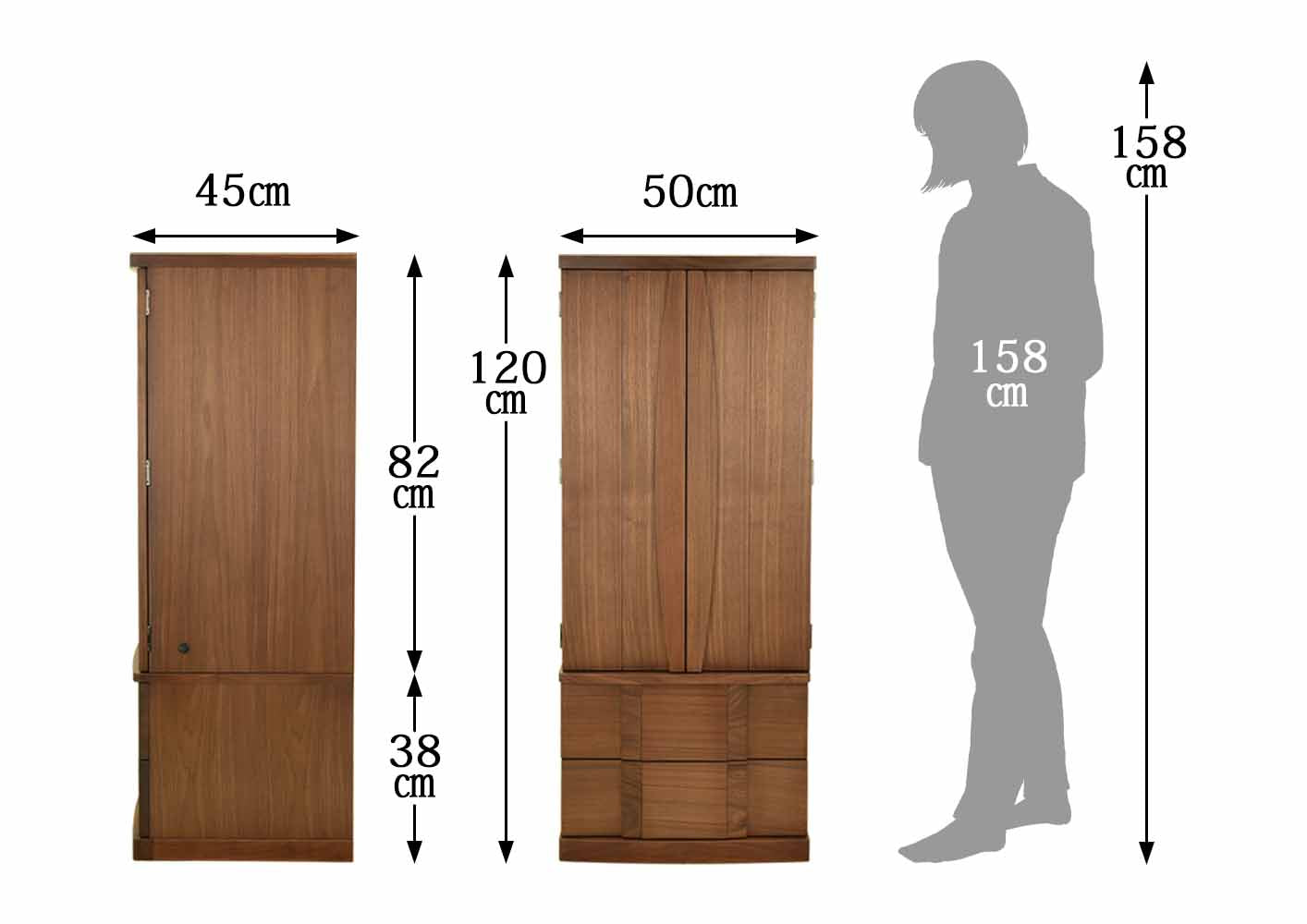 仏壇 Connect2 プラス ウォールナット 高さ120cm 仏具セットA | お仏壇