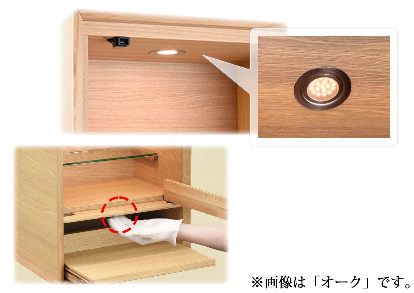 仏壇 HKガレリア ミニ オーク 高さ60cm ガレリアスタンドセット | お