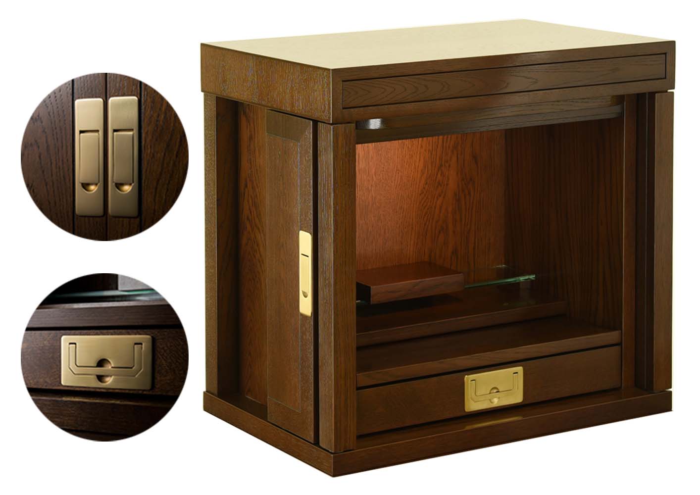 仏壇 HKグランデージ ヒッコリーブラウン 高さ55cm | お仏壇の