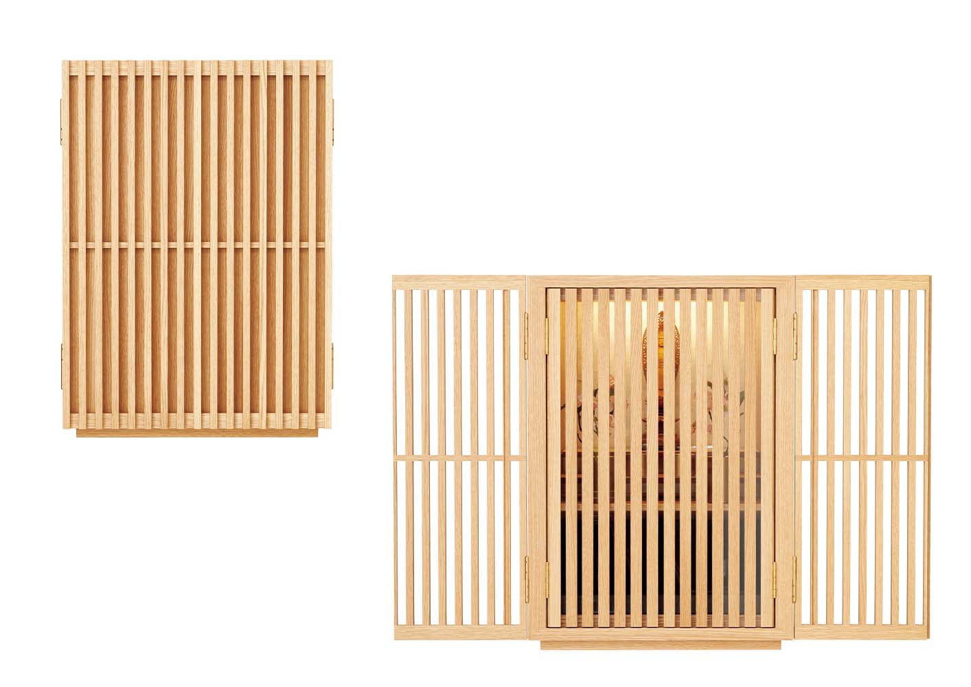 仏壇 薄院 (はせがわ×隈研吾) 高さ65cm | お仏壇のはせがわ公式通販