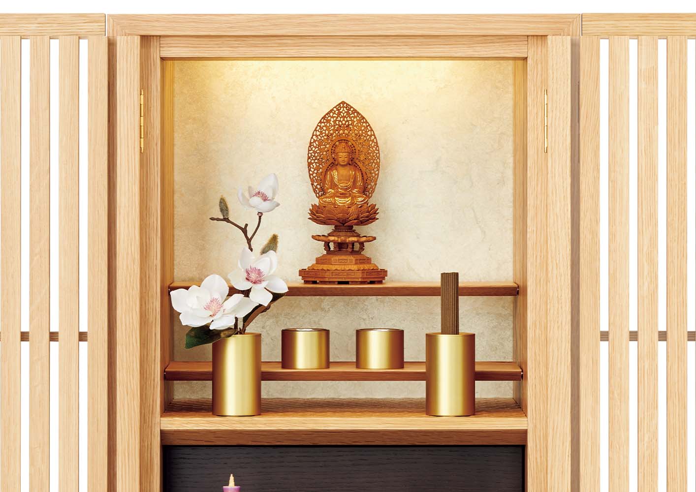 仏壇 薄院 (はせがわ×隈研吾) 高さ65cm | お仏壇のはせがわ公式通販