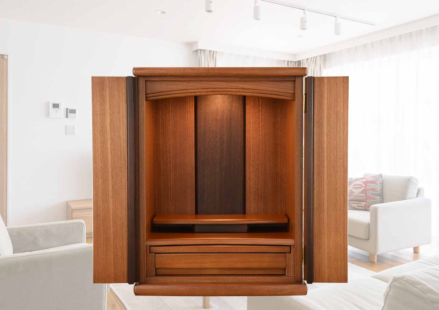 仏壇 隆興 (りゅうこう) 楡 高さ55cm 仏具セットA | お仏壇のはせがわ