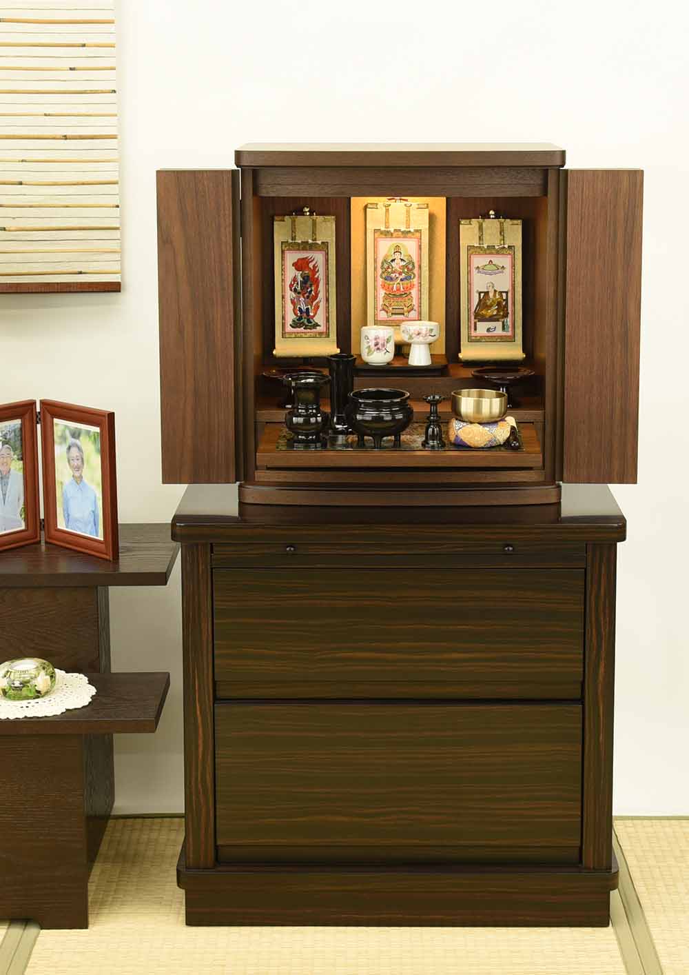 仏壇 スープル ウォールナット 高さ48cm | お仏壇のはせがわ公式通販