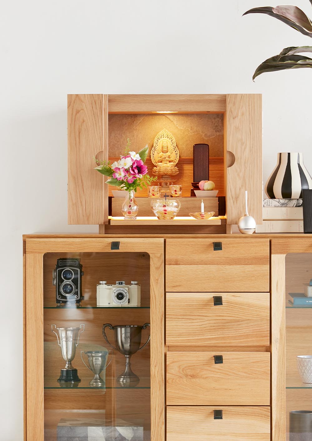 仏壇 TERRA (テラ) オーク 高さ42cm | お仏壇のはせがわ公式通販